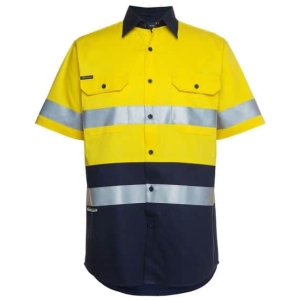 YELLOW SHORT SLEEVE REFLECTIVE TAPE