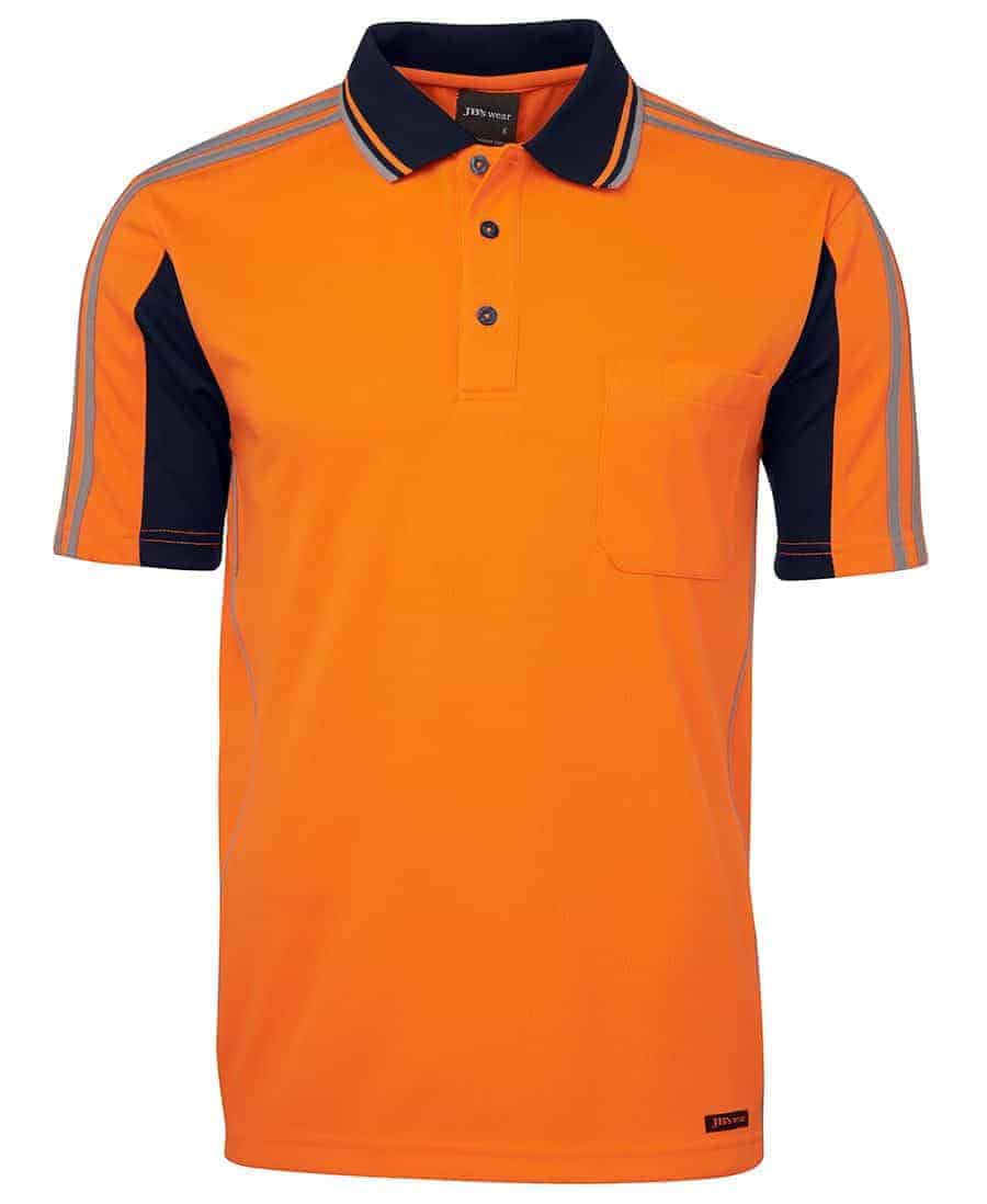 HI VIS S/S ARM TAPE POLO 6AT4S