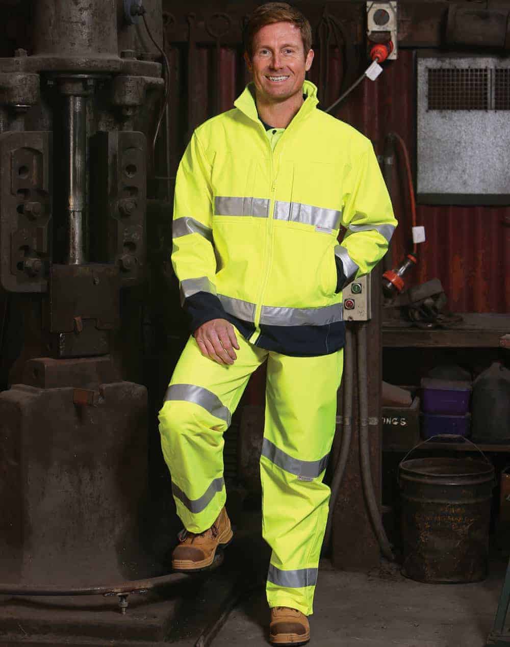 HIGH VISIBILITY SAFETY PANTS WITH 3M REFLECTIVE TAPES