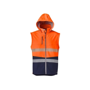 ZJ453 OrangeNavy F2 Hood vest